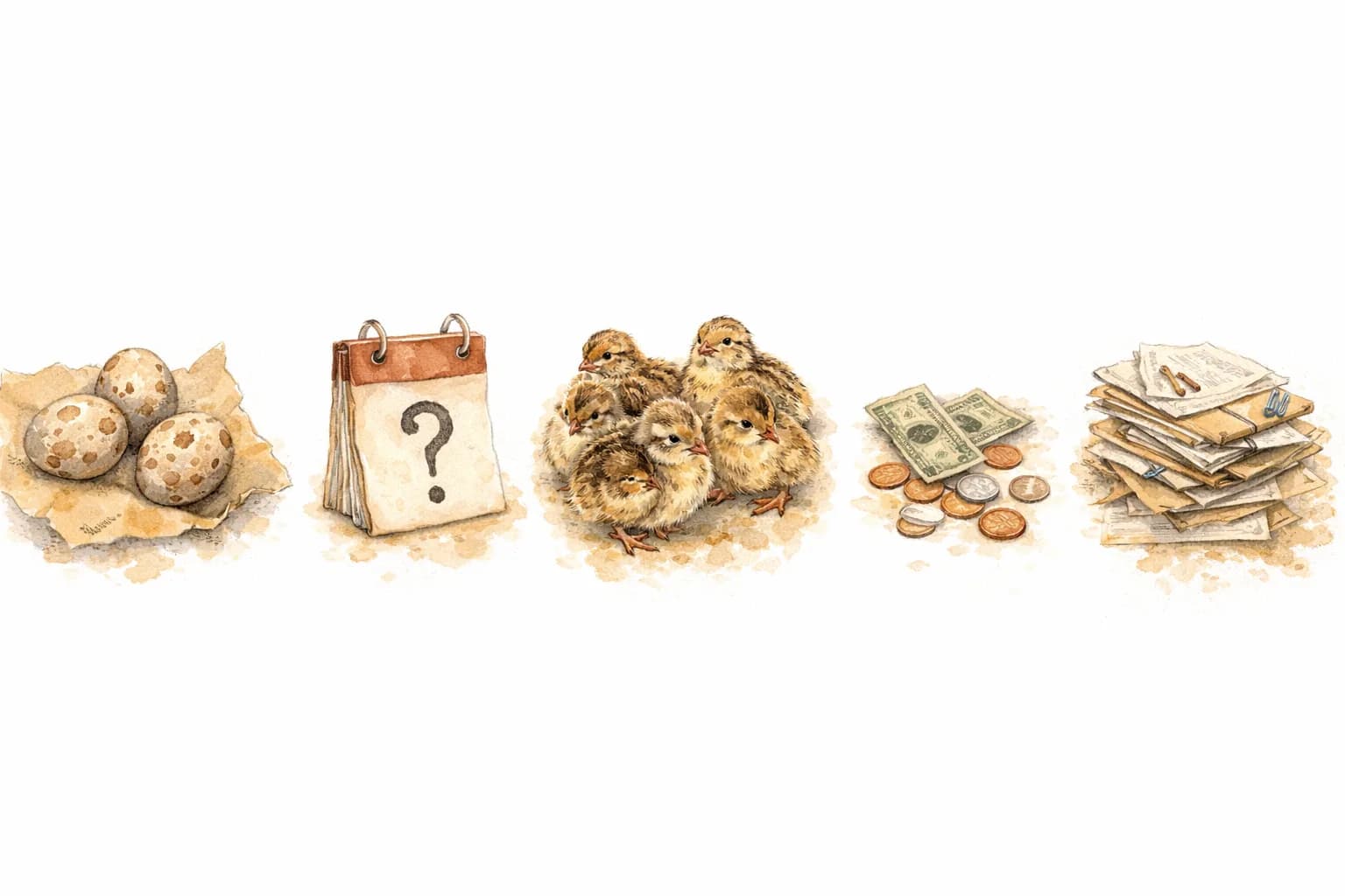 Common quail keeping frustrations